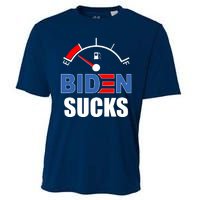 Biden Sucks Gas Tank On Empty E Cooling Performance Crew T-Shirt