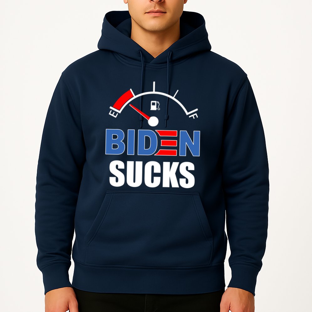 Biden Sucks Gas Tank On Empty E Hoodie