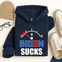 Biden Sucks Gas Tank On Empty E Hoodie