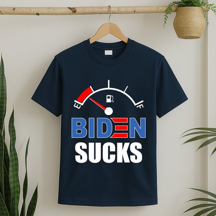 Biden Sucks Gas Tank On Empty E T-Shirt
