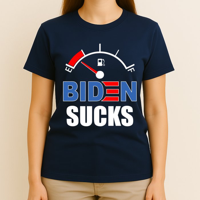 Biden Sucks Gas Tank On Empty E T-Shirt