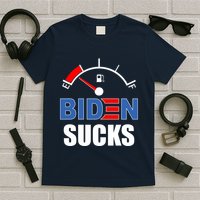 Biden Sucks Gas Tank On Empty E T-Shirt