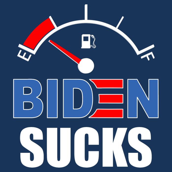 Biden Sucks Gas Tank On Empty E T-Shirt