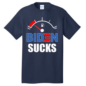 Biden Sucks Gas Tank On Empty E Tall T-Shirt