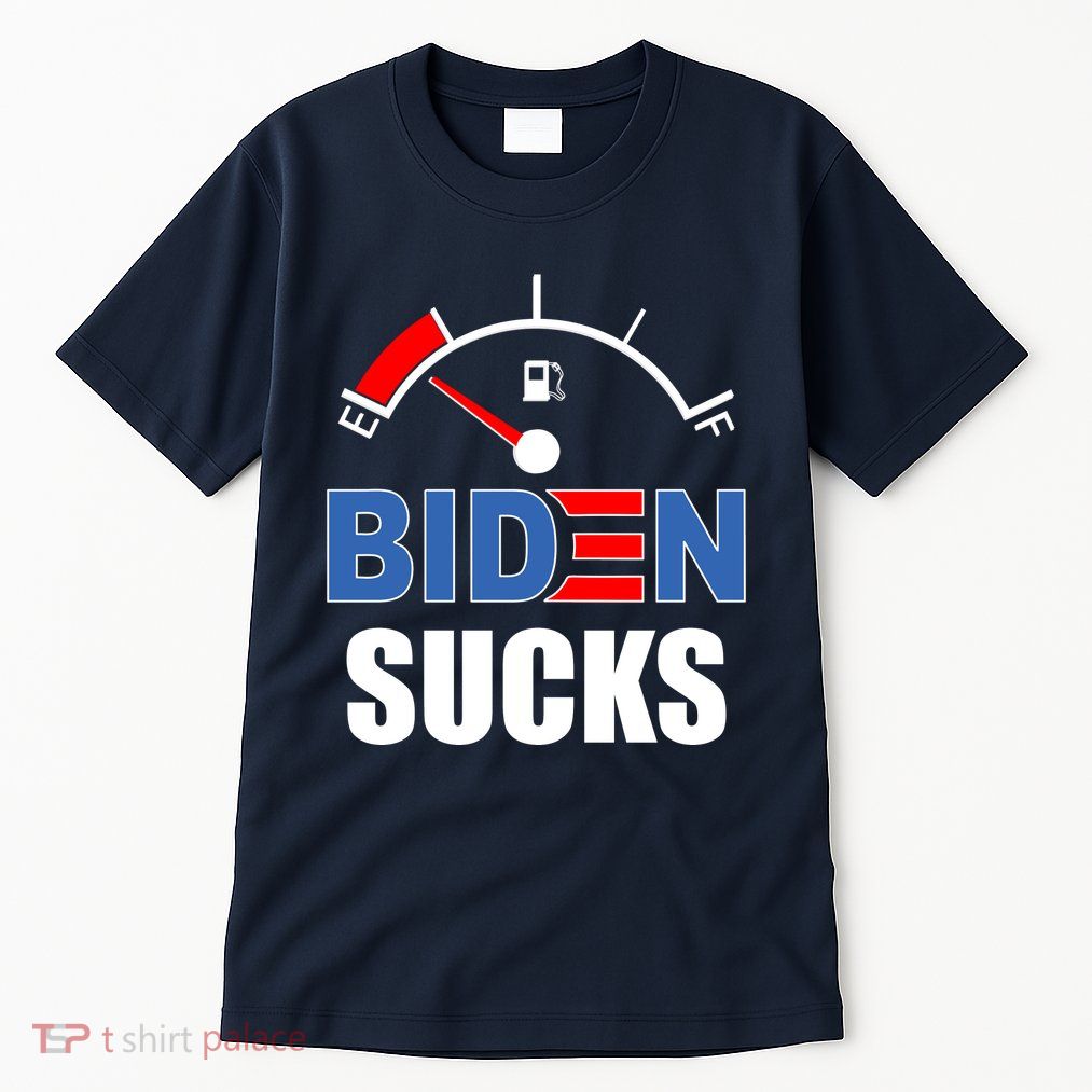 Biden Sucks Gas Tank On Empty E Tall T-Shirt