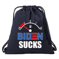 Biden Sucks Gas Tank On Empty E Drawstring Bag