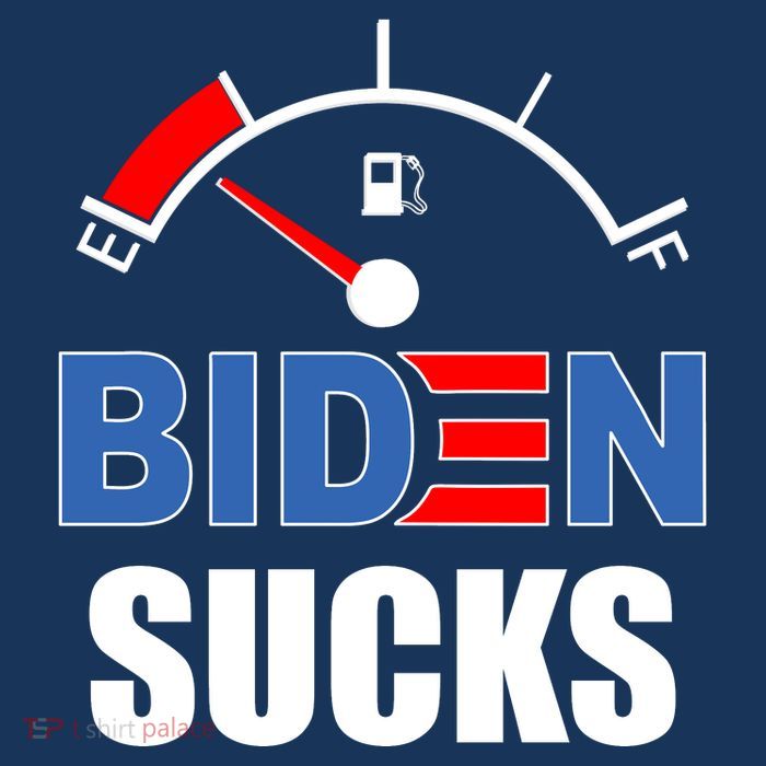 Biden Sucks Gas Tank On Empty E Flatbill Hat