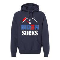 Biden Sucks Gas Tank On Empty E Premium Hoodie