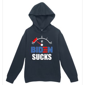 Biden Sucks Gas Tank On Empty E Urban Pullover Hoodie