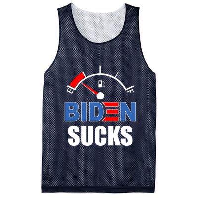 Biden Sucks Gas Tank On Empty E Mesh Reversible Basketball Jersey Tank