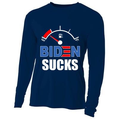 Biden Sucks Gas Tank On Empty E Cooling Performance Long Sleeve Crew