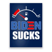 Biden Sucks Gas Tank On Empty E Poster