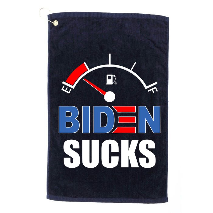 Biden Sucks Gas Tank On Empty E Golf Towel