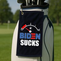 Biden Sucks Gas Tank On Empty E Golf Towel