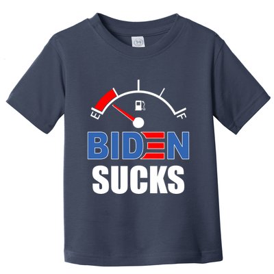 Biden Sucks Gas Tank On Empty E Toddler T-Shirt