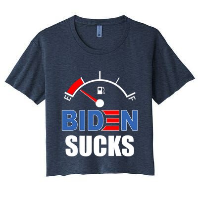 Biden Sucks Gas Tank On Empty E Crop Top