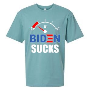 Biden Sucks Gas Tank On Empty E Sueded Cloud Jersey T-Shirt