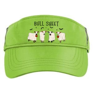 Bull Sheet Ghost Cow Halloween Funny This Is Bull Sheet. Adult Drive Performance Visor