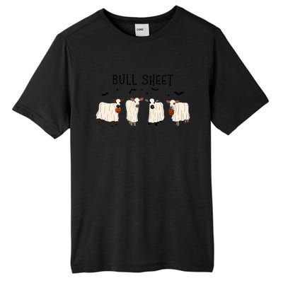 Bull Sheet Ghost Cow Halloween Funny This Is Bull Sheet. Tall Fusion ChromaSoft Performance T-Shirt