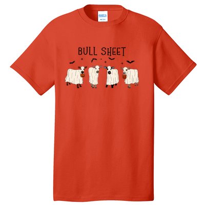 Bull Sheet Ghost Cow Halloween Funny This Is Bull Sheet. Tall T-Shirt