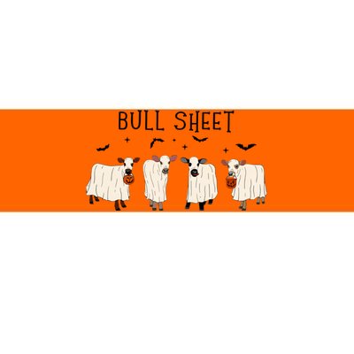 Bull Sheet Ghost Cow Halloween Funny This Is Bull Sheet. Bumper Sticker