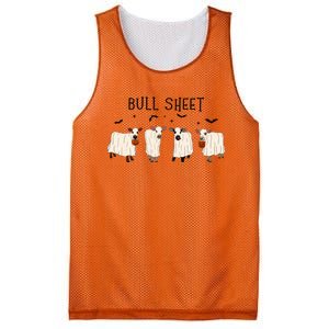 Bull Sheet Ghost Cow Halloween Funny This Is Bull Sheet. Mesh Reversible Basketball Jersey Tank