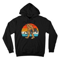 Bigfoot Sasquatch Gamer Retro Gaming Hoodie