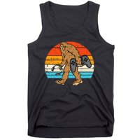 Bigfoot Sasquatch Gamer Retro Gaming Tank Top