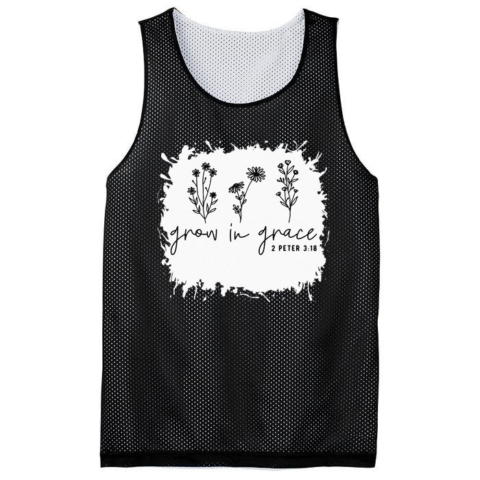 Boho Style Grow In Grace Succulent Plant Faith Christian Mesh Reversible Basketball Jersey Tank