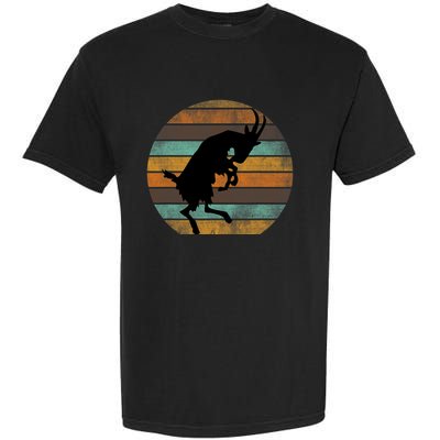 Billy Strings Goat Silhouette Retro Sunset Garment-Dyed Heavyweight T-Shirt