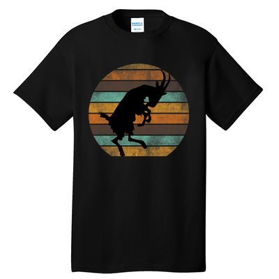 Billy Strings Goat Silhouette Retro Sunset Tall T-Shirt