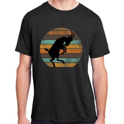 Billy Strings Goat Silhouette Retro Sunset Adult ChromaSoft Performance T-Shirt