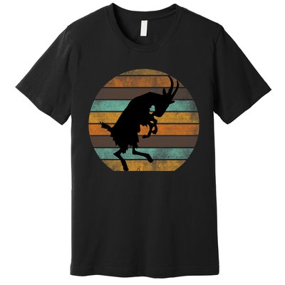 Billy Strings Goat Silhouette Retro Sunset Premium T-Shirt