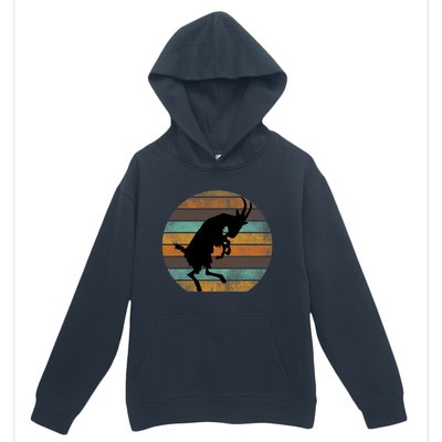 Billy Strings Goat Silhouette Retro Sunset Urban Pullover Hoodie