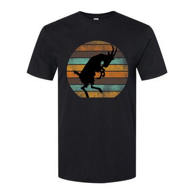 Billy Strings Goat Silhouette Retro Sunset Softstyle CVC T-Shirt