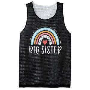 Big Sister Gifts Sibling Family Rainbow Graphic Mesh Reversible Basketball Jersey Tank