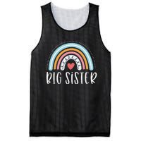 Big Sister Gifts Sibling Family Rainbow Graphic Mesh Reversible Basketball Jersey Tank