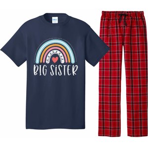 Big Sister Gifts Sibling Family Rainbow Graphic Pajama Set