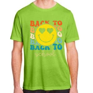 Boho Style Groovy Smile Back To School Adult ChromaSoft Performance T-Shirt