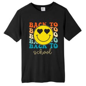 Boho Style Groovy Smile Back To School Tall Fusion ChromaSoft Performance T-Shirt