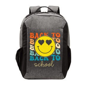 Boho Style Groovy Smile Back To School Vector Backpack