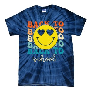 Boho Style Groovy Smile Back To School Tie-Dye T-Shirt