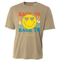 Boho Style Groovy Smile Back To School Cooling Performance Crew T-Shirt