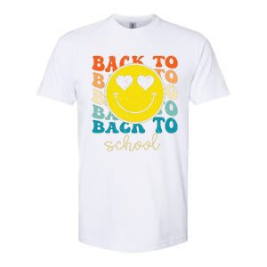 Boho Style Groovy Smile Back To School Softstyle CVC T-Shirt