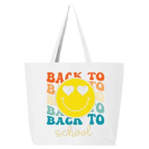 Boho Style Groovy Smile Back To School 25L Jumbo Tote