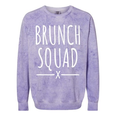 Brunch Squad Gift Brunch Gift Colorblast Crewneck Sweatshirt