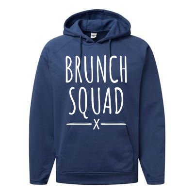 Brunch Squad Gift Brunch Gift Performance Fleece Hoodie