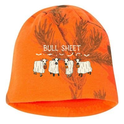 Bull Sheet Ghost Cow Halloween Funny Cow Ghost Women Sweat Kati - Camo Knit Beanie