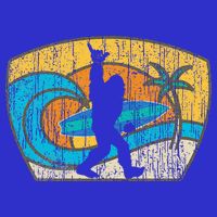 Bigfoot Surfing Gift For Shaka Aloha Surfer Dude Tall T-Shirt