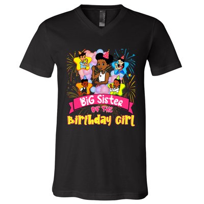 Big Sister GracieS Corner Birthday Dolls Cute Party Gift V-Neck T-Shirt